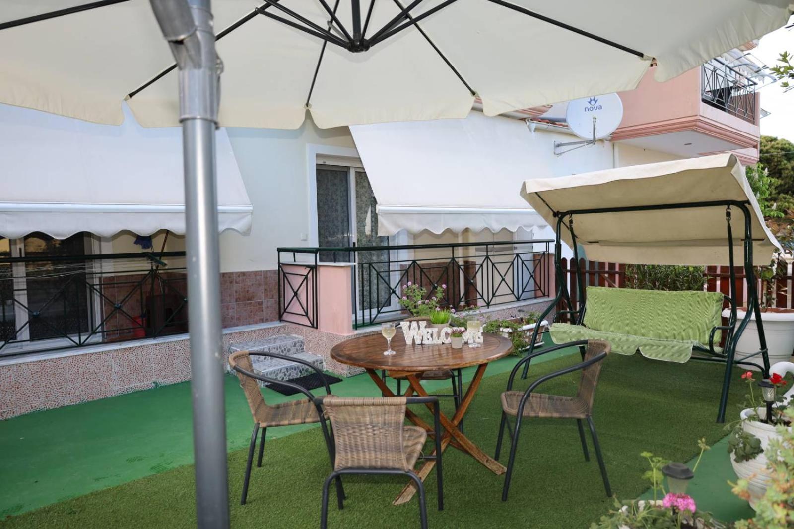 Cozy House Apartman Keramotí Kültér fotó